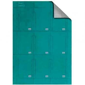 Nobo T-Cards Size 2 Blue, 20 Sheets/Pack, 180 Cards Total