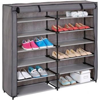Stoff-Schuhschrank „VIOLA“ von IDIMEX – ideal für Keller