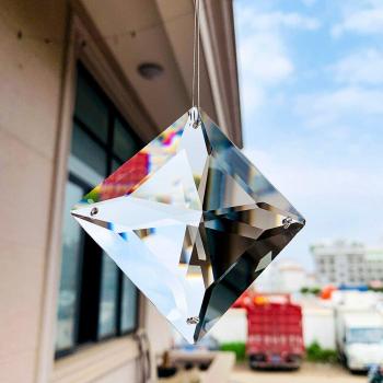 Hotel Ceiling Crystal Prism Decor