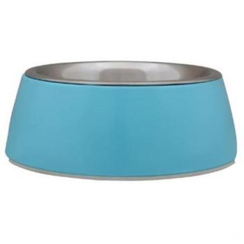 Tigela Inoxidável Azul para Pets 210ml