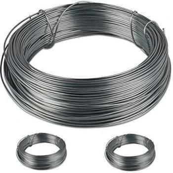 Relaxdays Métal Zingué – Fil de Jardin, 3 unités, 1 mm