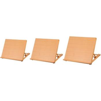 Chevalet de dessin en bois ajustable pour table