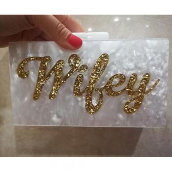 Wifey Chain Shoulder Bag