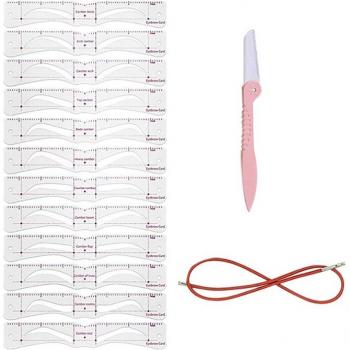 Eyebrow Shaping Template Cards