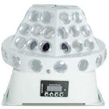 Proyector DMX 30-40W 8 LED RGBW Efectos Giratorios