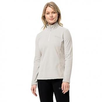 Pile Jack Wolfskin Taunus Half Zip rosa donna