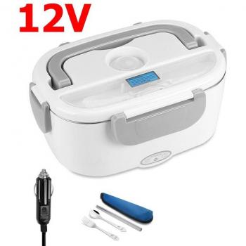 Tragbare Lebensmittelheizung 12 V/24 V – Edelstahl-Lunchbox für Picknick & Reise