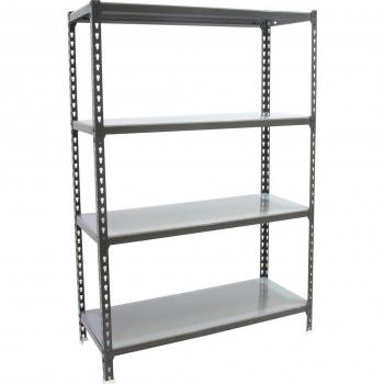 Simonrack Schwerlastregal SIMONCLICK MEGAPLUS 4, 8425437098680, 120x40x150 cm, Anthrazit/Silber