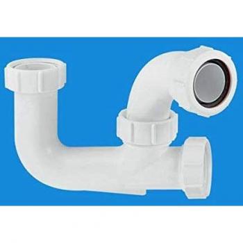 McAlpine 1½” x 75mm Bath Trap No Overflow