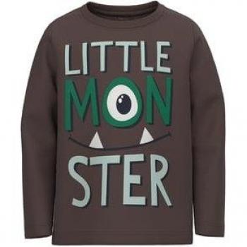 Blusa a Maniche Lunghe Nmmvux Seal Brown