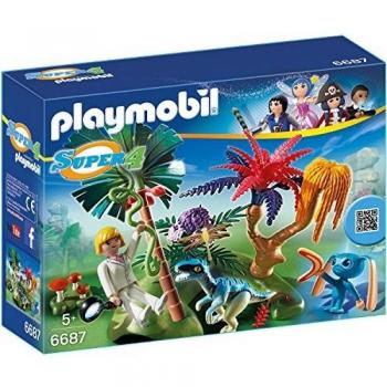 Playmobil Numero 6687 Isola Perduta e Velociraptor