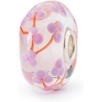 Glass Peach Blossom Bead