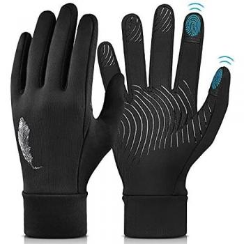 Guanti Uomo Slim Caldo per Sport e Trekking – Nero 2024