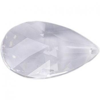 1pc Clear Chandelier Glass Crystals Lamp Multi Faceted Bead Transparent Hanging Drops Pendants 76mm