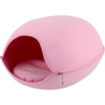 Felt Cat House with Zipper