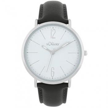 S.Oliver Quarzuhr, Herrenuhr mit Mineralglas