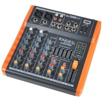 Console de mixage compacte 4 canaux USB