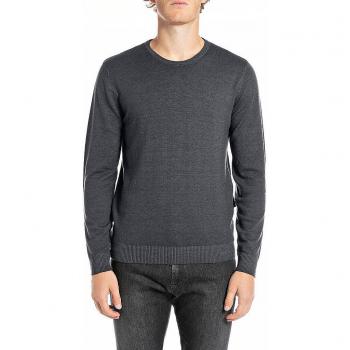 Replay Herren Strickpullover in Grau, Größe: XL