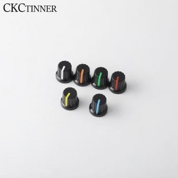 Perilla de Potenciómetro de Plástico con Inserto 6mm