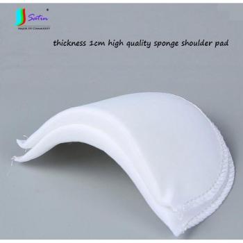 Almohadilla de hombro de algodón y esponja para camisa blanca
