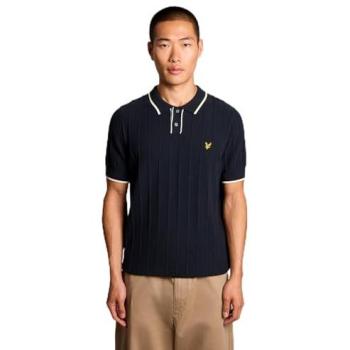 Navy Tipped Pique Polo Shirt – Lyle & Scott
