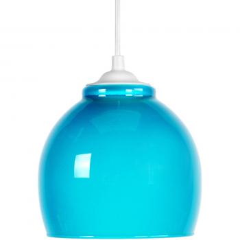 Luminaire intérieur TOSEL en verre bleu