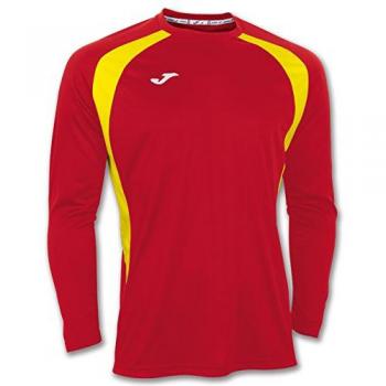 Joma Erwachsene Langarm Trikot O Unisex 100015.609, Mehrfarbig-(Rojo-Amarillo), 6XS-5XS