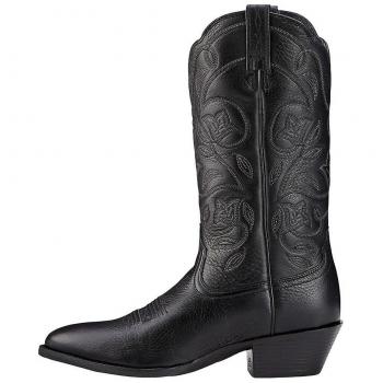 Ariat Heritage Toe Western Boots Herren Schwarz