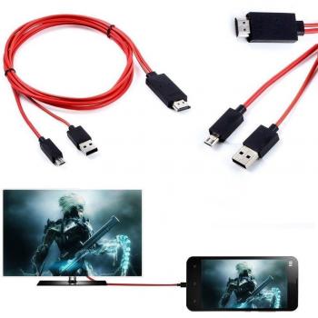 Cable MHL HD para Samsung Galaxy S3, S4, S5, Note 2 y Note 3