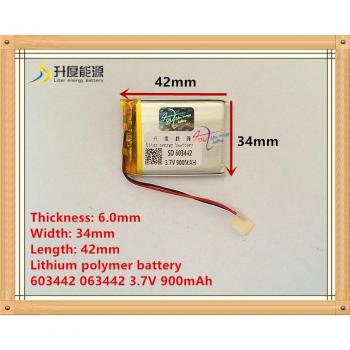 Oplaadbare Lipo Batterij 3.7V 900mAh