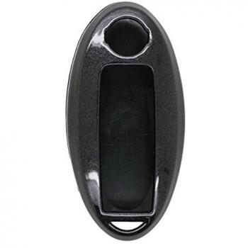 BROVACS Metallic Paint Key Fob Case for NISSAN Smart Remote SV0500 Black
