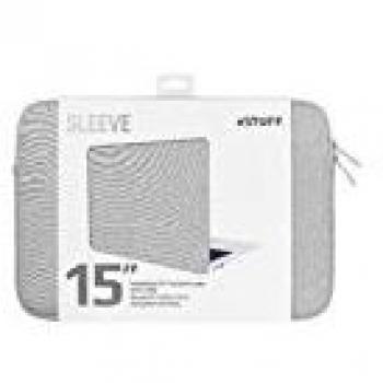 ESTUFF ES82251-GREY Padded Laptop Case for 15.4-Inch Laptops