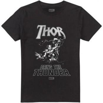 T-shirt Thor Homme Force du Tonnerre M Noir