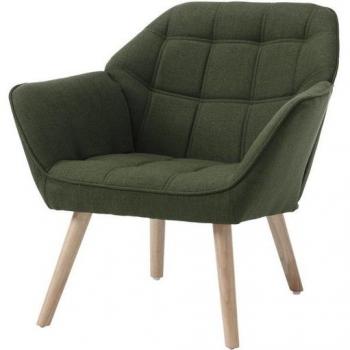 WAHSON OFFICE CHAIRS Eleganter Sessel aus Samt und Holz