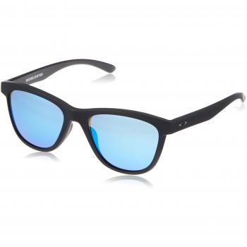 Oakley Damen Sonnenbrille MOONLIGHTER Schwarz (Matte Black/Sapphireiridiumpolarized)