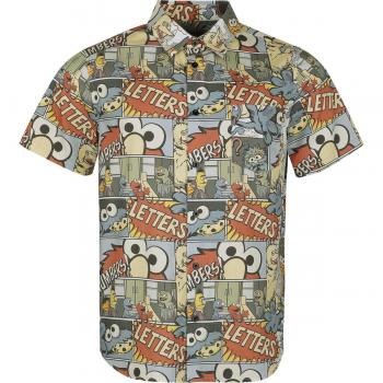 Abbigliamento Uomo XXL Sesame Street camicia allover
