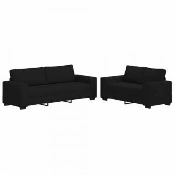 VidaXL Lounge‑Sofa 2‑Stück mit Kissen – Grau