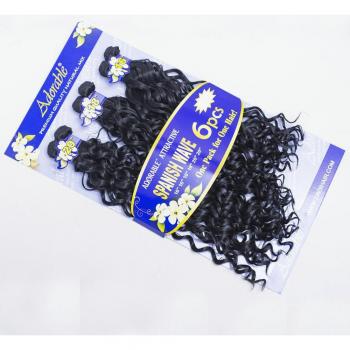 Adorable Synthetic Hair Weave Bundles 6PCS Set 16-20 Inch
