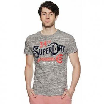 Superdry camiseta de tirantes 34th St, gris, talla XXX-Large