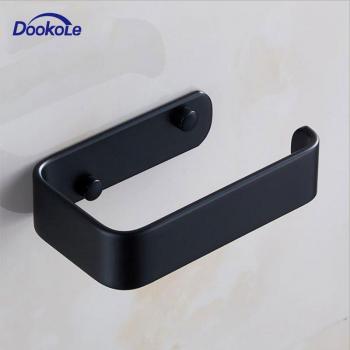 Porte‑tissu pour serviette hygiénique, finition matte noire