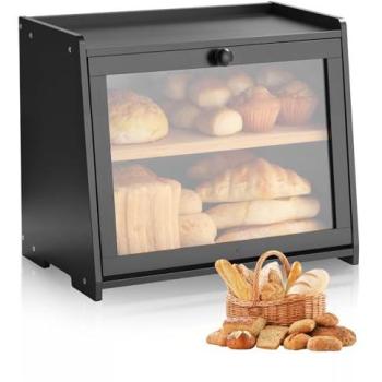 Opbergcontainer Brood zwart