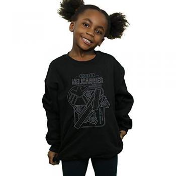 Mädchen Sweatshirt mit Marvel S.H.I.E.L.D. Design