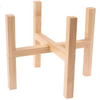 Étagère à fleurs en bois