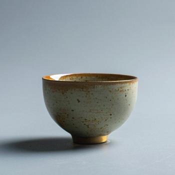 Taza y Cuenco de Cerámica Retro para Bebidas Calientes
