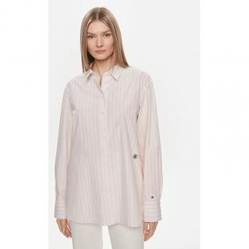 Tommy Hilfiger Camicia a righe con maniche lunghe in stile urbano