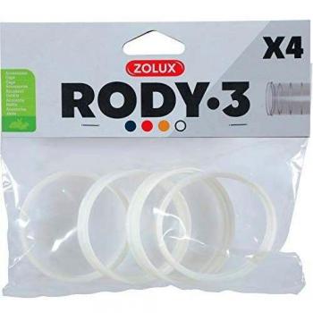 Anneaux connecteurs Rody blanc 4 pièces