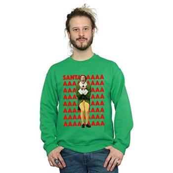 Elf Buddy Santa Green Pullover – M Size