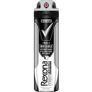 Rexona Men Deospray Unsichtbar Schwarz + Weiß Anti-Transpirant, 150 ml