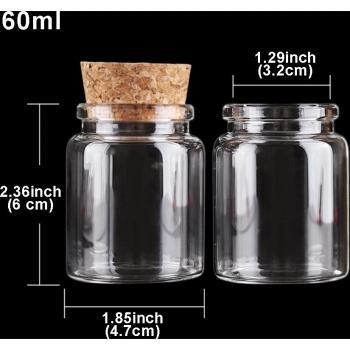 Corked Glass Candy Jars