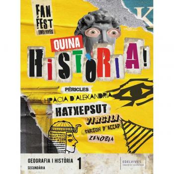 Libro GEOGRAFIA HISTORIA 1ºESO C.VAL 22 FANFEST AA.VV EDELVIVES COMUNITAT VALENCIANA Tapa blanda